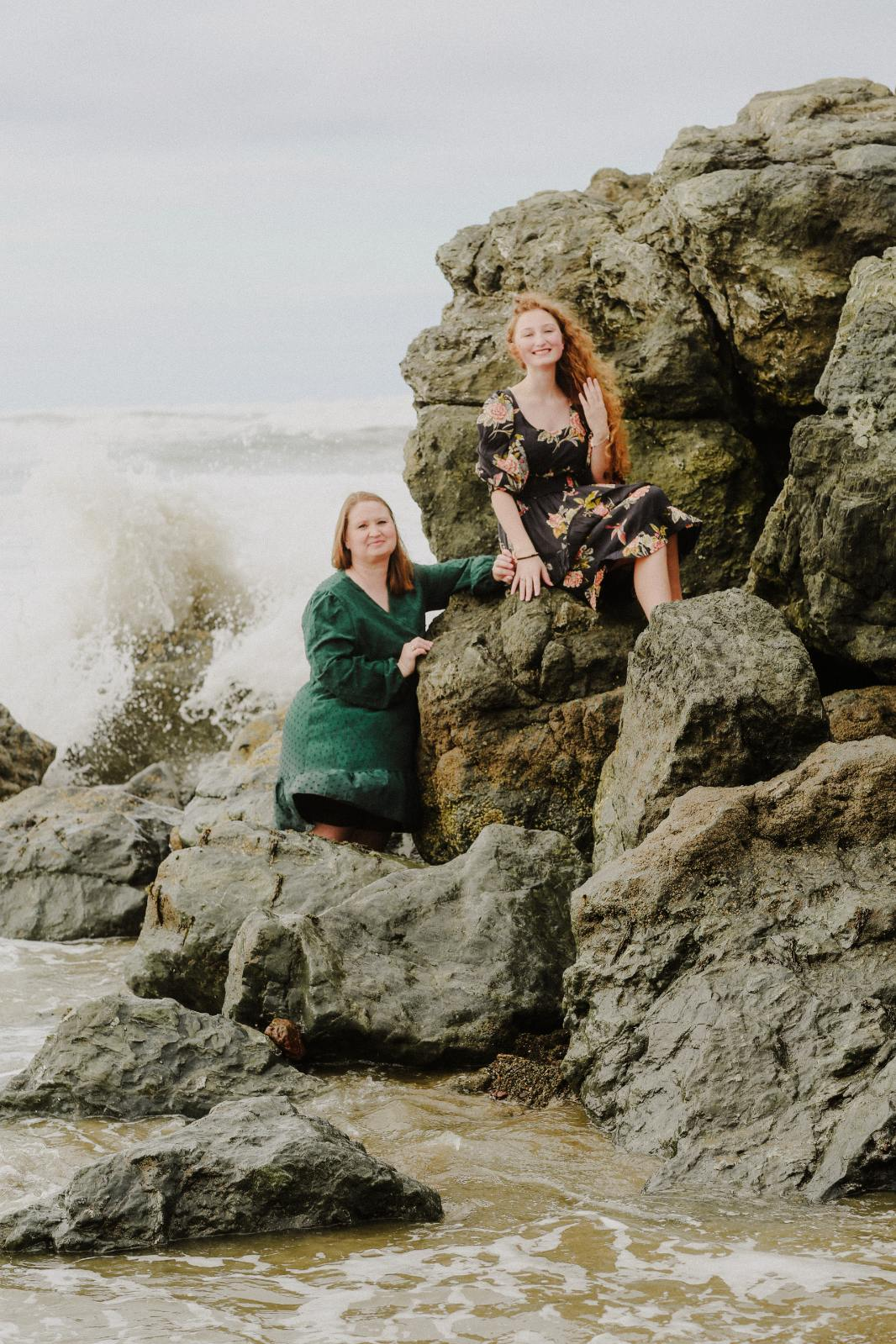 Crashing waves