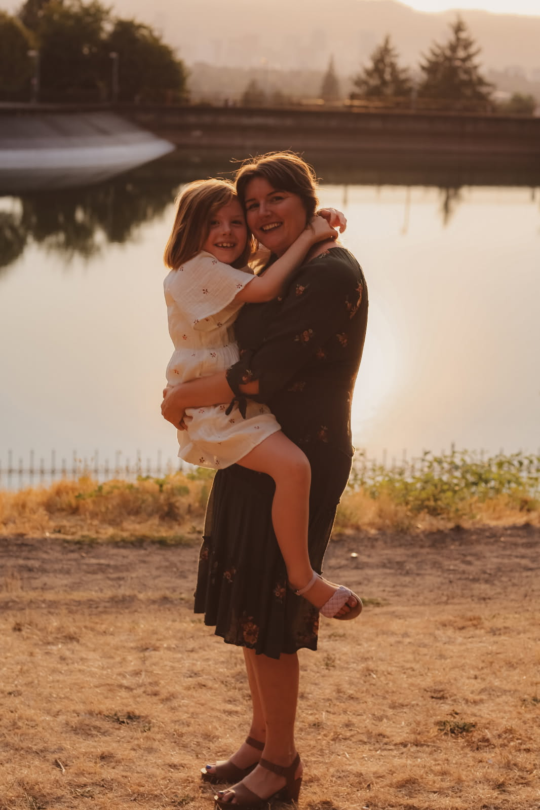 Held close by the river